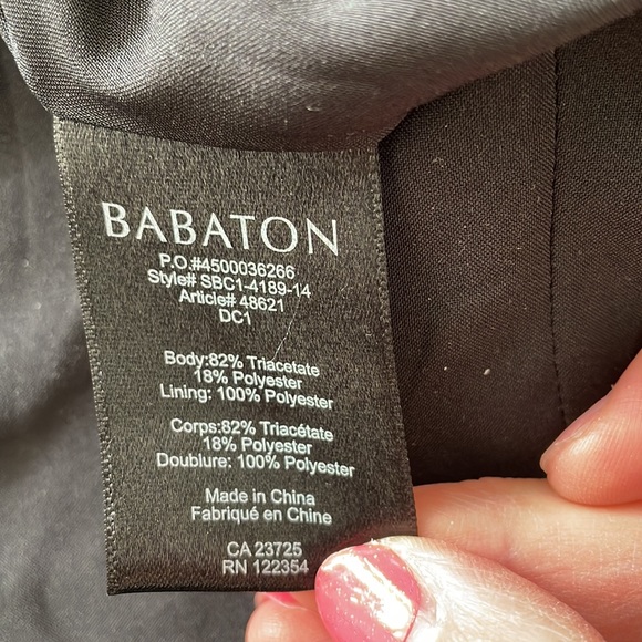 ✨SOLD ✨ Aritzia Babaton Black Blazer - 0 - Picture 6 of 6